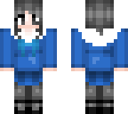 yandere-chan in blue