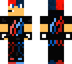blue and red slime boy