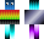 pixelated rainbow dude