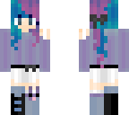 blue and purple