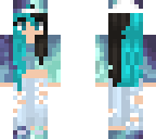 blue and purple girl