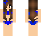 blue bikini