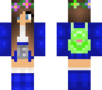 blue school girl