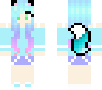 blue wolf girl