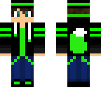 lime green wolf boy