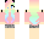rainbow cat girl