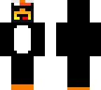 rainbow skin with penguin onesie