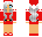 silver haired girl xmas