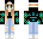aqua floral adidas girl