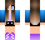 blue girl