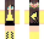 simple pikachu girl