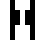 black and white