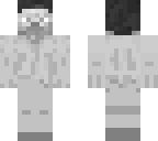 black and white steve