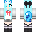 blue cat school girl