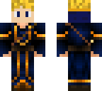 blue mage hood down