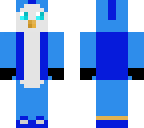 blue the cute pingwin