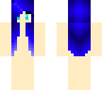 dark blue hair