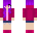 glowing pink