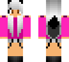pink wolf girl 