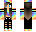 rainbow girl
