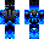 water enderman with headphones