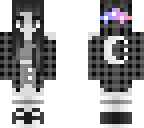 black n grey moon girl
