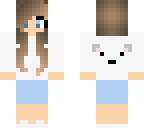 polar bear hoodie girl