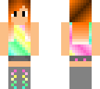 rainbow girl