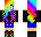 rainbow girl