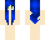 another blue haired skin base