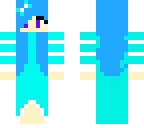 blue and white princess