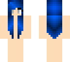 blue haired skin base