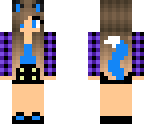 blue wolf girl