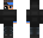 boy with blue extras