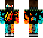 fire logo with lava and fire