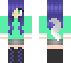 purple hair girl