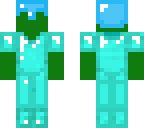 realistic fake diamond armor