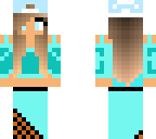 teal prom girl