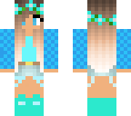 blue cute girl 