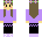 chibi purple girl