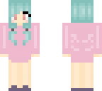 cute blue hair