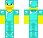 duck with fake diamond armor