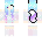 pastel wolf girl