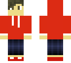 red hoodie boy