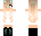 white dress cat girl skin