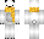 yellow scarf polar bear