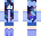 blue kitty girl