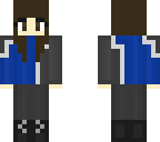 blue teammate girl