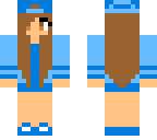 blue tomboy girl yay