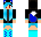 blue wolf girl